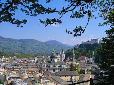 Blick vom die Altstadt von Salzburg