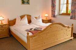 Schlafzimmer in der Ferienwohnung Untersberg
