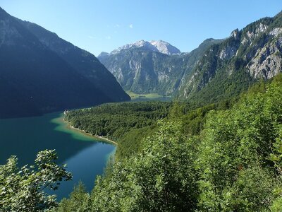 Blick vom Malerwinkl auf den Königssee
