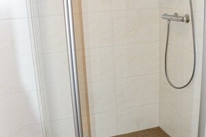 Im Bad der Ferienwohnung Hochkalter