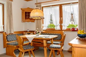Wohnzimmer in der Ferienwohnung Hochkalter