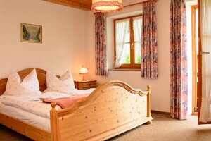 Schlafzimmer in der Ferienwohnung Untersberg