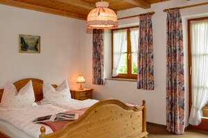 Schlafzimmer in der Ferienwohnung Untersberg