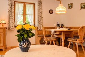 Wohnzimmer der Ferienwohnung Untersberg