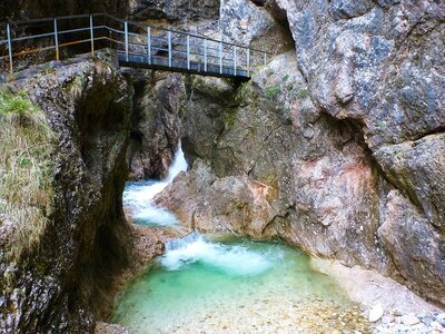 Wanderung durch die Almbachklamm bei Berchtesgaden-Markt-Schellenberg